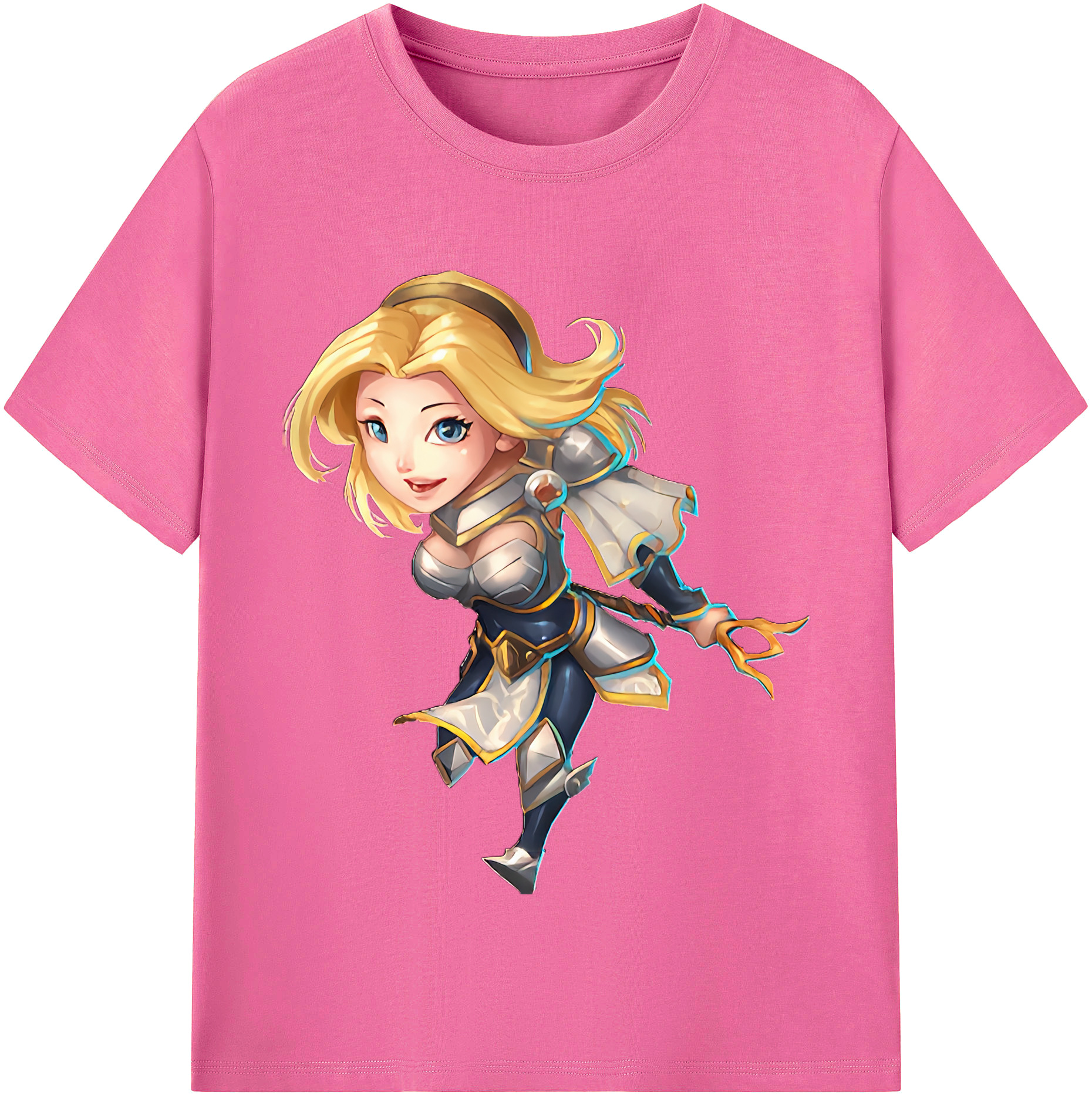 （画像用） リーグ・オブ・レジェンド League of Legends LOL レディースカジュアルプリントTシャツ（綿100％）